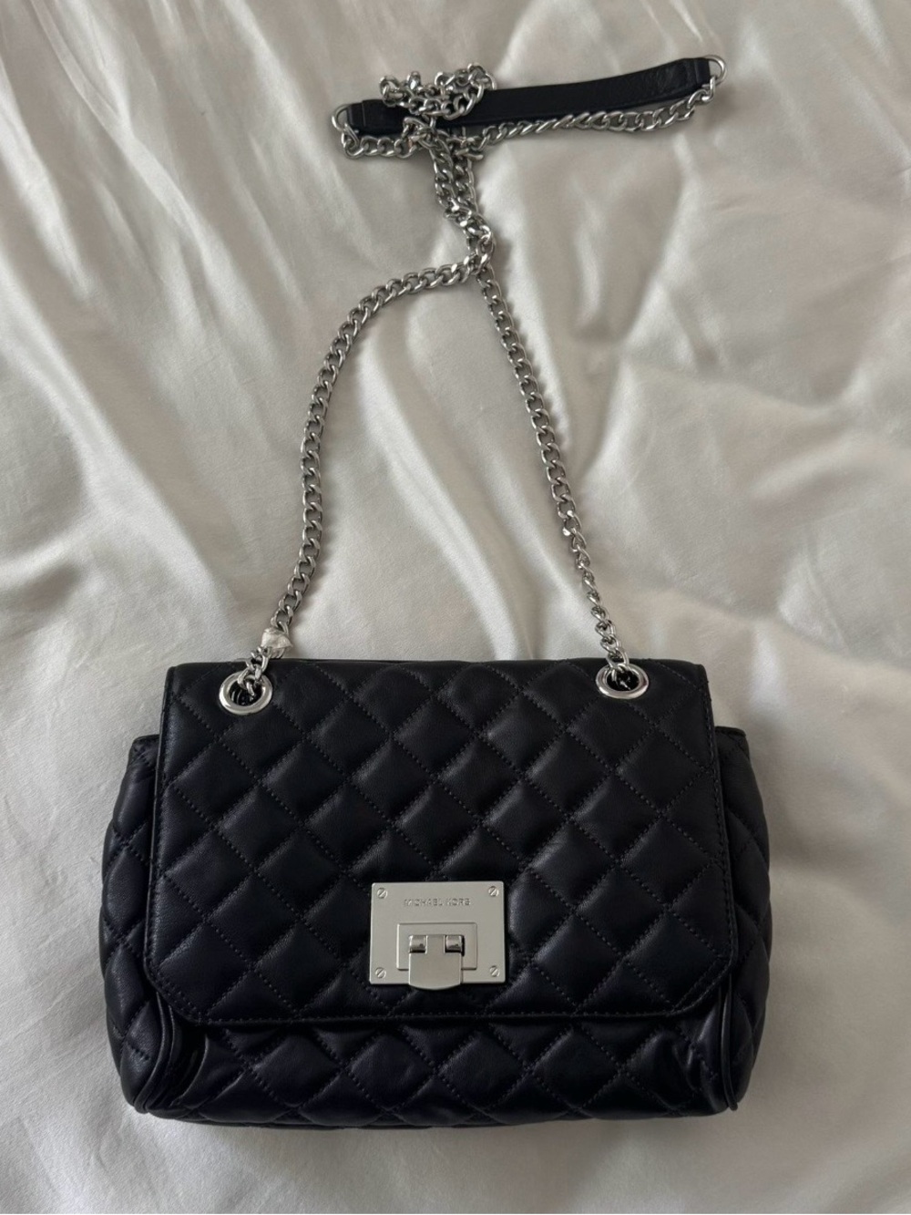 Michael Kors Bag in Black Quilted Leather